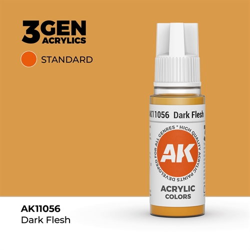 AK11056 Akryl maling, 17 ml, dark flesh - standard