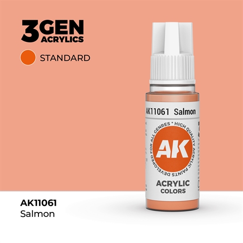 AK11061 Akryl maling, 17 ml, salmon - standard
