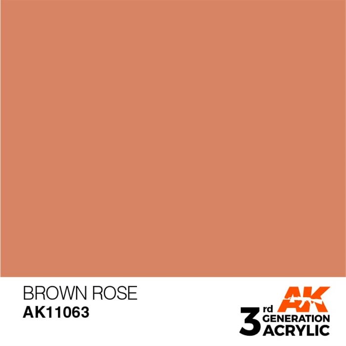 AK11063 Akryl maling, 17 ml, brown rose - standard