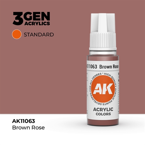 AK11063 Akryl maling, 17 ml, brown rose - standard
