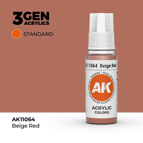 AK11064 Akryl maling, 17 ml, beige red - standard
