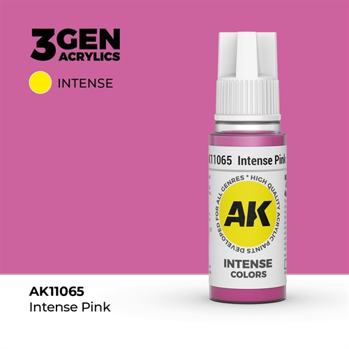 AK11065 Akryl maling, 17 ml, intense pink - intense