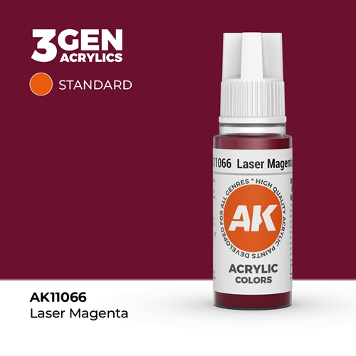 AK11066 Akryl maling, laser magenta - standard