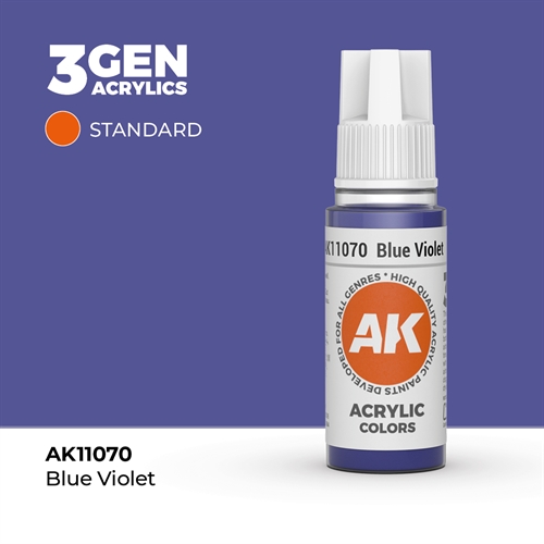 AK11070 Akryl maling, 17 ml, blue violet - standard