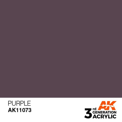 AK11073 Akryl maling, 17 ml, purple - standard