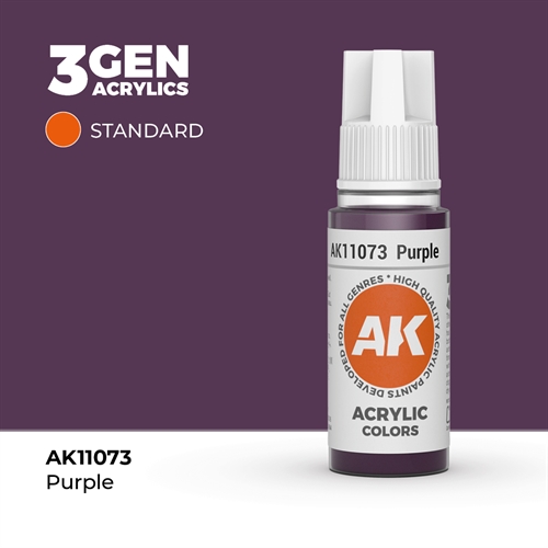 AK11073 Akryl maling, 17 ml, purple - standard