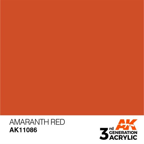 AK11086 Akryl maling, 17 ml, amaranth red - standard