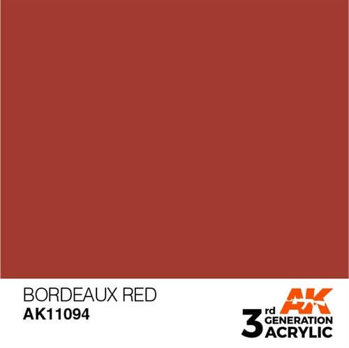 AK11094 Akryl maling, 17 ml, bordeaux red - standard