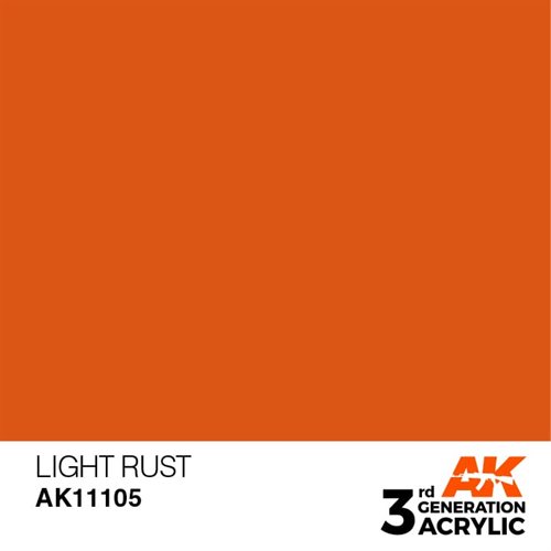 AK11105 Akryl maling, 17 ml, light rust - standard