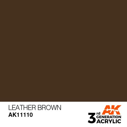 AK11110 Akryl maling, 17 ml, leather brown - standard