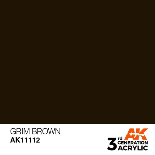 AK11112 Akryl maling, 17 ml, grim brown - standard