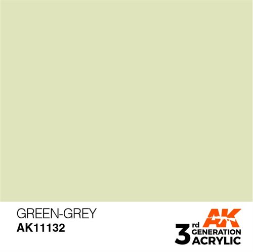 AK11132 Akryl maling, 17 ml, green grey - standard