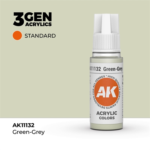 AK11132 Akryl maling, 17 ml, green grey - standard