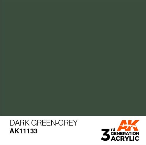 AK11133 Akryl maling, 17 ml, dark green-grey - standard
