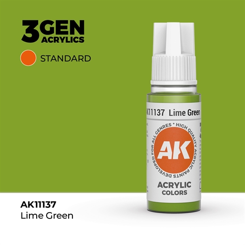 AK11137 Akryl maling, 17 ml, lime green - standard