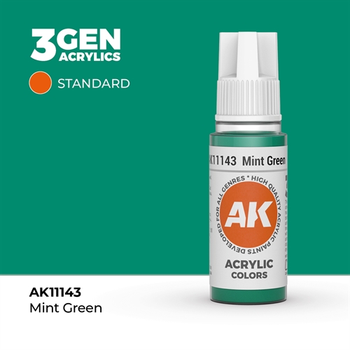 AK11143 Akryl maling, 17 ml, mint green - standard