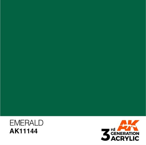 AK11144 Akryl msling, 17 ml, emerald - standard
