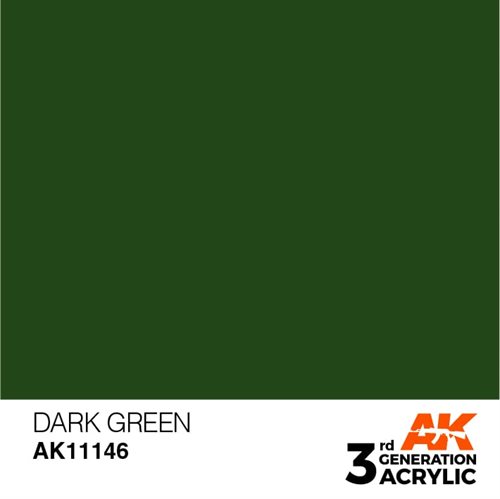 AK11146 Akryl maling, 17 ml, dark green - standard
