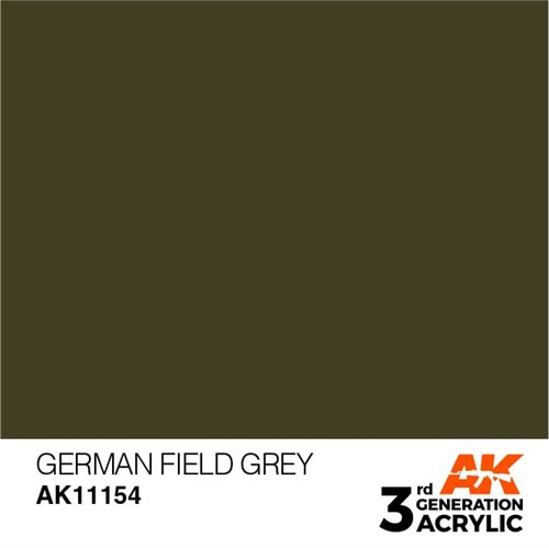 AK11154 Akryl maling, 17 ml, german field grey - standard
