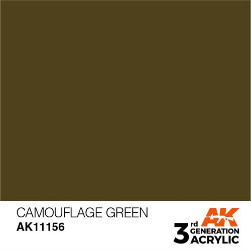 AK11156 Akryl maling, 17 ml, camouflage green - standard