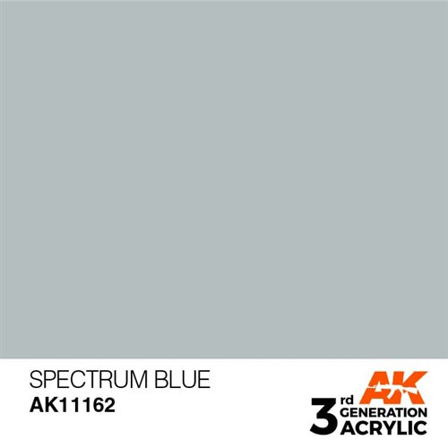 AK11162 Akryl maling, 17 ml, spectrum blue - standard