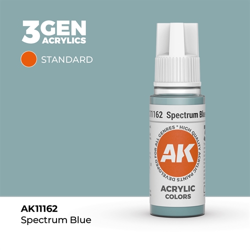 AK11162 Akryl maling, 17 ml, spectrum blue - standard