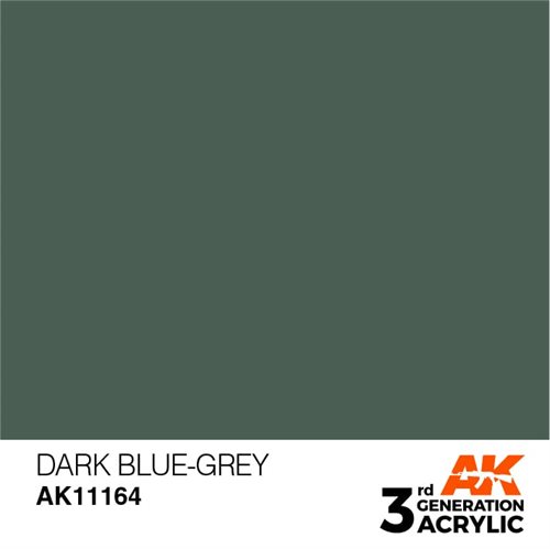 AK11164 Akryl maling, 17 ml, dark blue-grey - standard