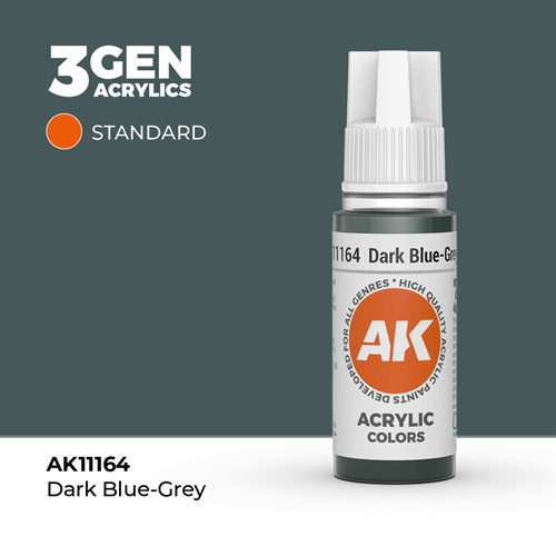 AK11164 Akryl maling, 17 ml, dark blue-grey - standard