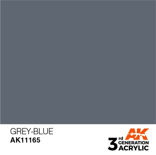 AK11165 Akryl maling, 17 ml, grey-blue standard