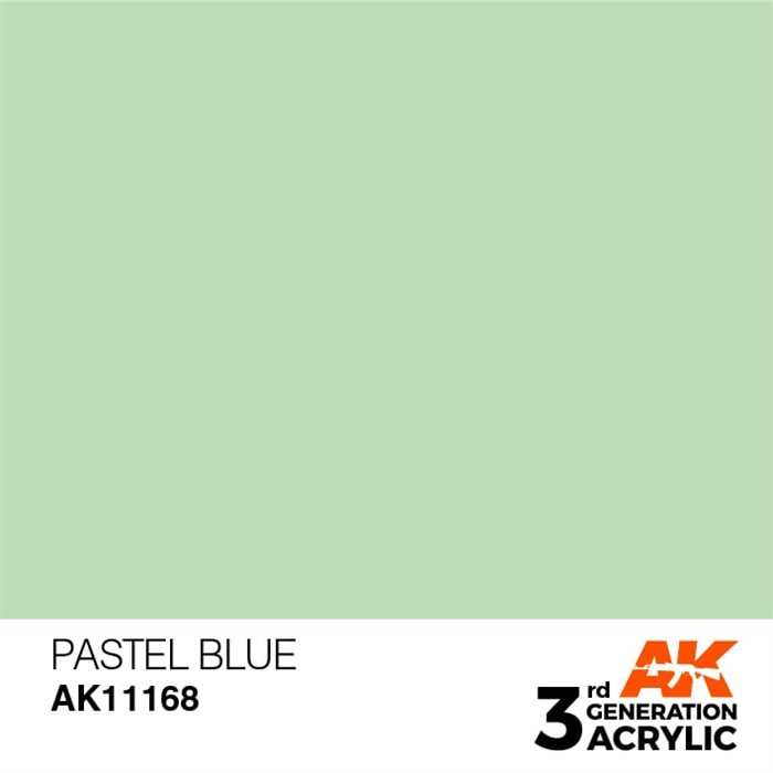 AK11168 Akryl maling 17 ml, pastel blue - standard