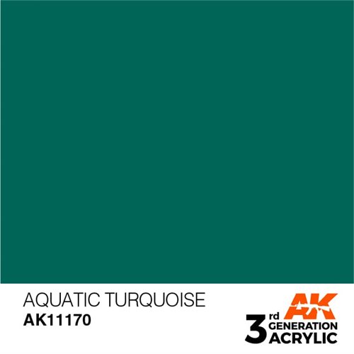 AK11170 Akryl maling aquatic turquise - standard