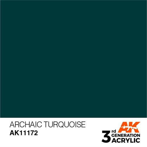 AK11172 Akryl maling, 17 ml, archaic turquise - standard