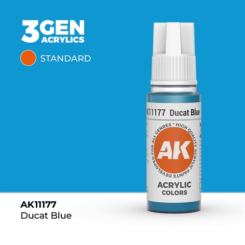 AK11177 Akryl maling, 17 ml, ducat blue - standard