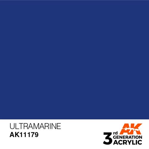 AK11179 Akryl maling, 17 ml, ultramarine - standard