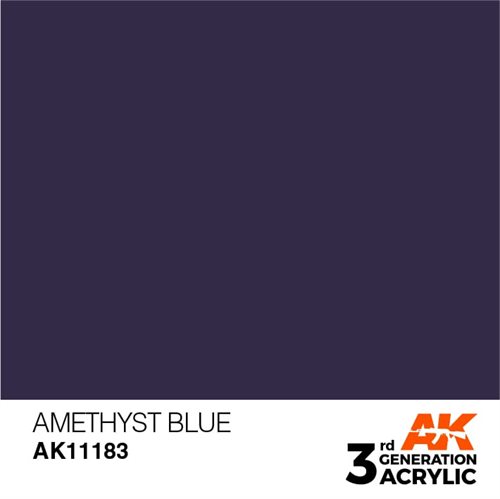AK11183 Akryl maling, 17 ml, amethyst blue - standard