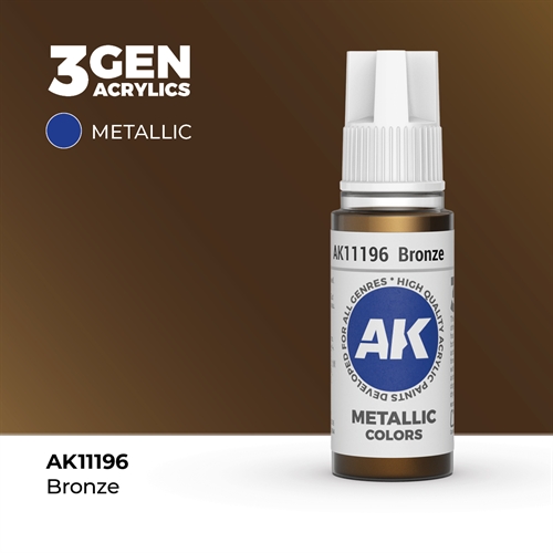 AK11196 Akryl maling, 17 ml, bronze - metallic