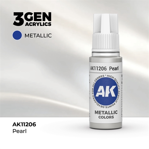 AK11206 Akryl maling, 17 ml, pearl - metallic