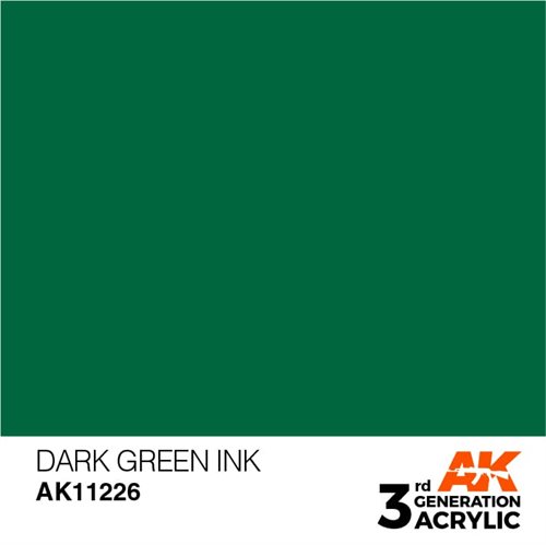 AK11226 Akryl maling, 17 ml, luminous green - ink