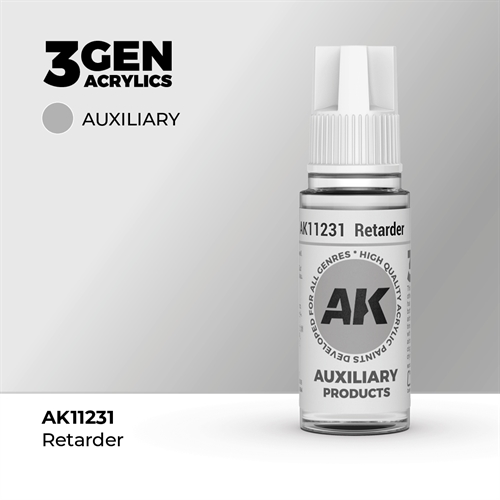 AK11231 Akryl maling, 17 ml, retarder - auxiliary