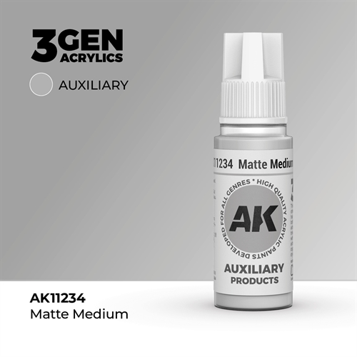 AK11234 Akryl maling, 17 ml, matte medium - auxiliary