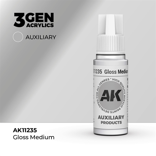 AK11235 Akryl maling, 17 ml, gloss medium - auxiliary