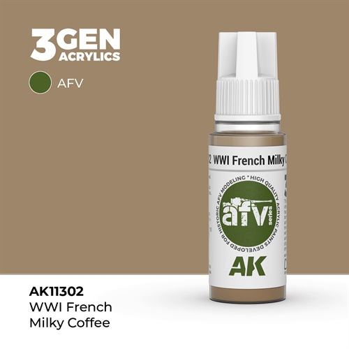 AK11302 WWI FRENCH MILKY COFFEE – AFV, 17 ml