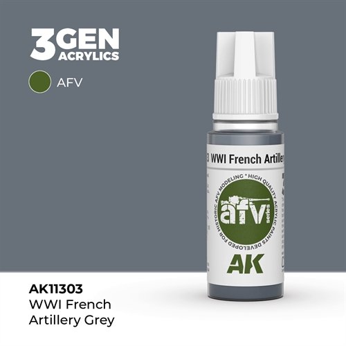 AK11303 WWI FRENCH ARTILLERY GREY – AFV, 17 ml