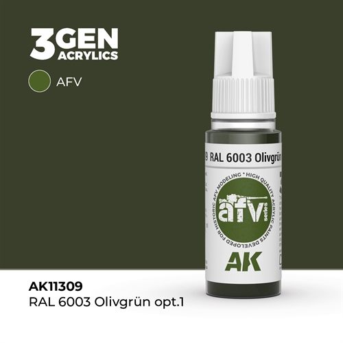 AK11309 RAL 6003 OLIVGRÜN OPT.1  – AFV, 17 ml
