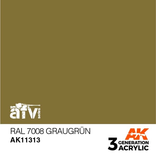 AK11313 RAL 7008 GRAUGRÜN – AFV, 17 ml