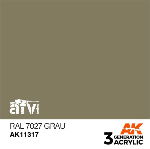 AK11317 RAL 7027 GRAU– AFV, 17 ml