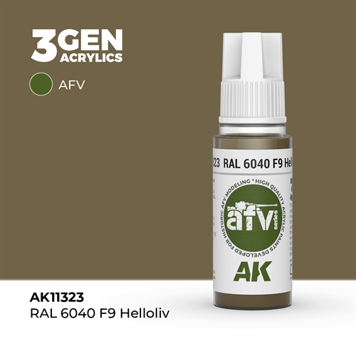 AK11323 RAL 6040 F9 HELLOLIV– AFV, 17 ml