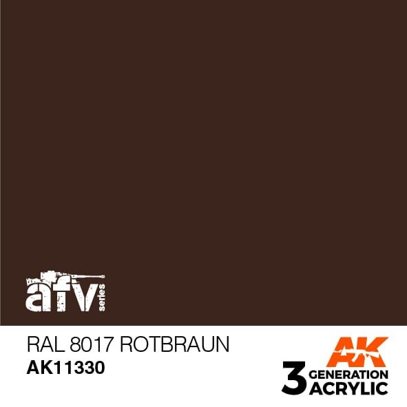 AK11330 RAL 8017 ROTBRAUN– AFV, 17 ml