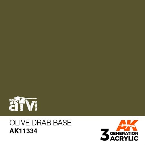 AK11334 OLIVE DRAB BASE– AFV, 17 ml