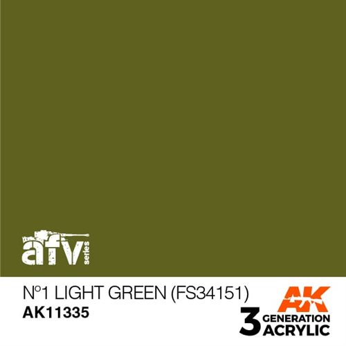 AK11335 Nº1 LIGHT GREEN (FS34151) – AFV, 17 ml